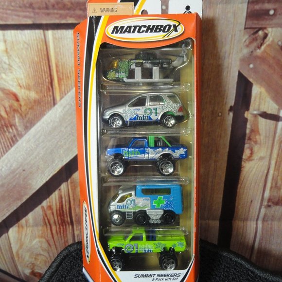Matchbox Other - Matchbox Summit seekers set of 5 gift pack~2001 edition~NOS~Detailed cars